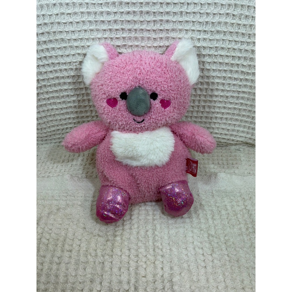 Pinkcore Unisex BumBumz Koala Plush 7.5 Inch Pink White